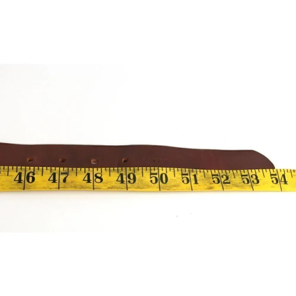 Mexico SADDLE BROWN GENUINE LEATHER 1 3/8